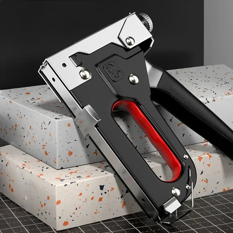 Manual Nailing Gun Light Duty Home Use Code Nailing Gun Air Nail Woodworking Special Direct Staple Book Carpentry Tools U/T/N