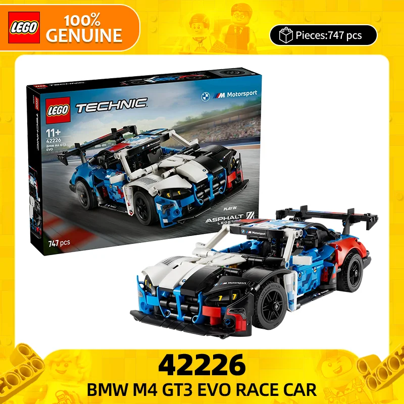 

LEGO Building Blocks Mechanical Series 42226 BMW M4 GT3 EVO Boys' and Children's Puzzle Building Blocks Toy Gift