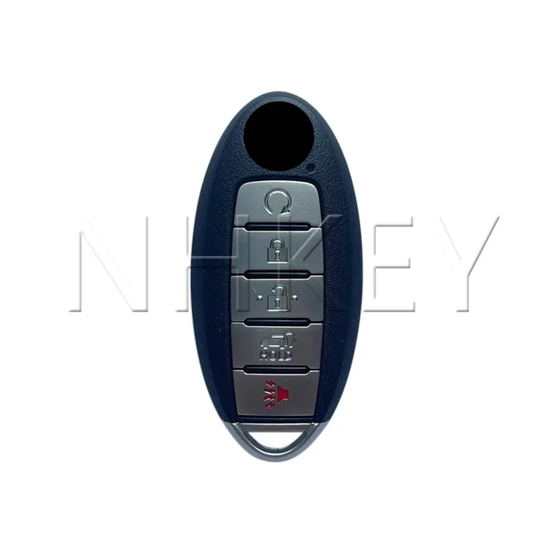 NH KEY KR5TXN4 S180144507 For Nissan Rouge 2019-2020 Kicks Smart 5 Button Key 433Mhz 4A HITAG AES NCF29A1M 285E3-6RR7A