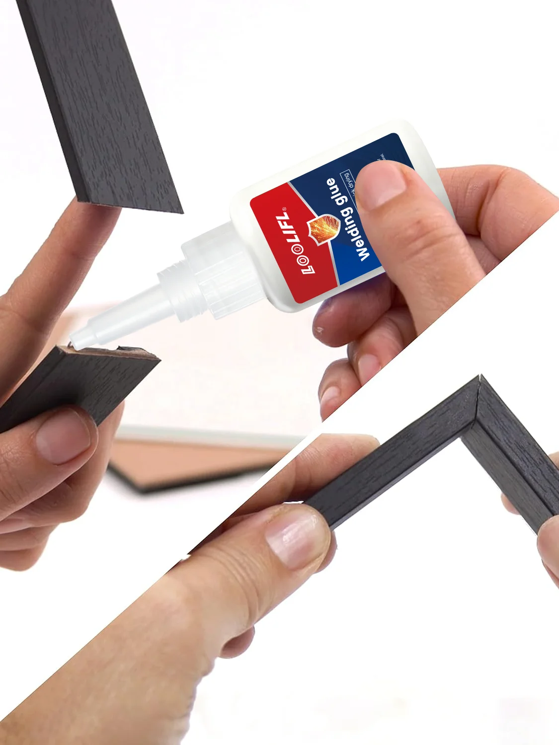 Ultra-Fast Oil-Based Glue, Universal Cyanoacrylate Adhesive, 35g Anti-Clogging Bottle Cap + Precision Micro Dispensing Tip, Low-Flow Fast-Flow Formula; Suitable for Wood, Shoe Materials, Ceramics, Plastics, 3D Printed Parts, Glass, Models, and Handicrafts