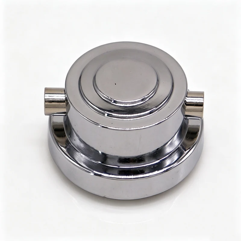 High Quality Round Drum Lug Aluminum Alloy with Rubber Gasket 30mm Hole To Hole M5 Bolt Double End Snare Drum Lugs Silver 1Pc