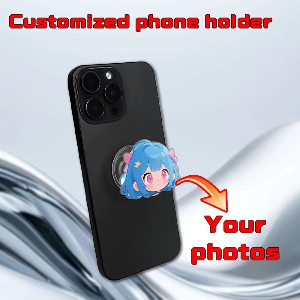 

1pc/3pcsCustom acrylic phone stands, choose your favorite photos and patterns, pet phone stands, personalized phone stands, can