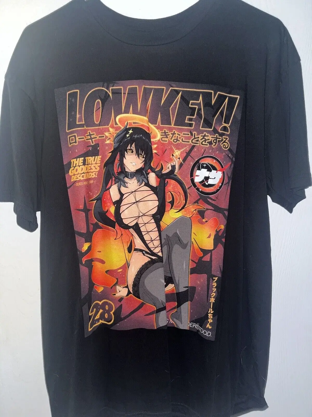 Lowkey Geeks Anime Black Hole Chan Waifu Shirt Rare Earth Day Solar Eclipse