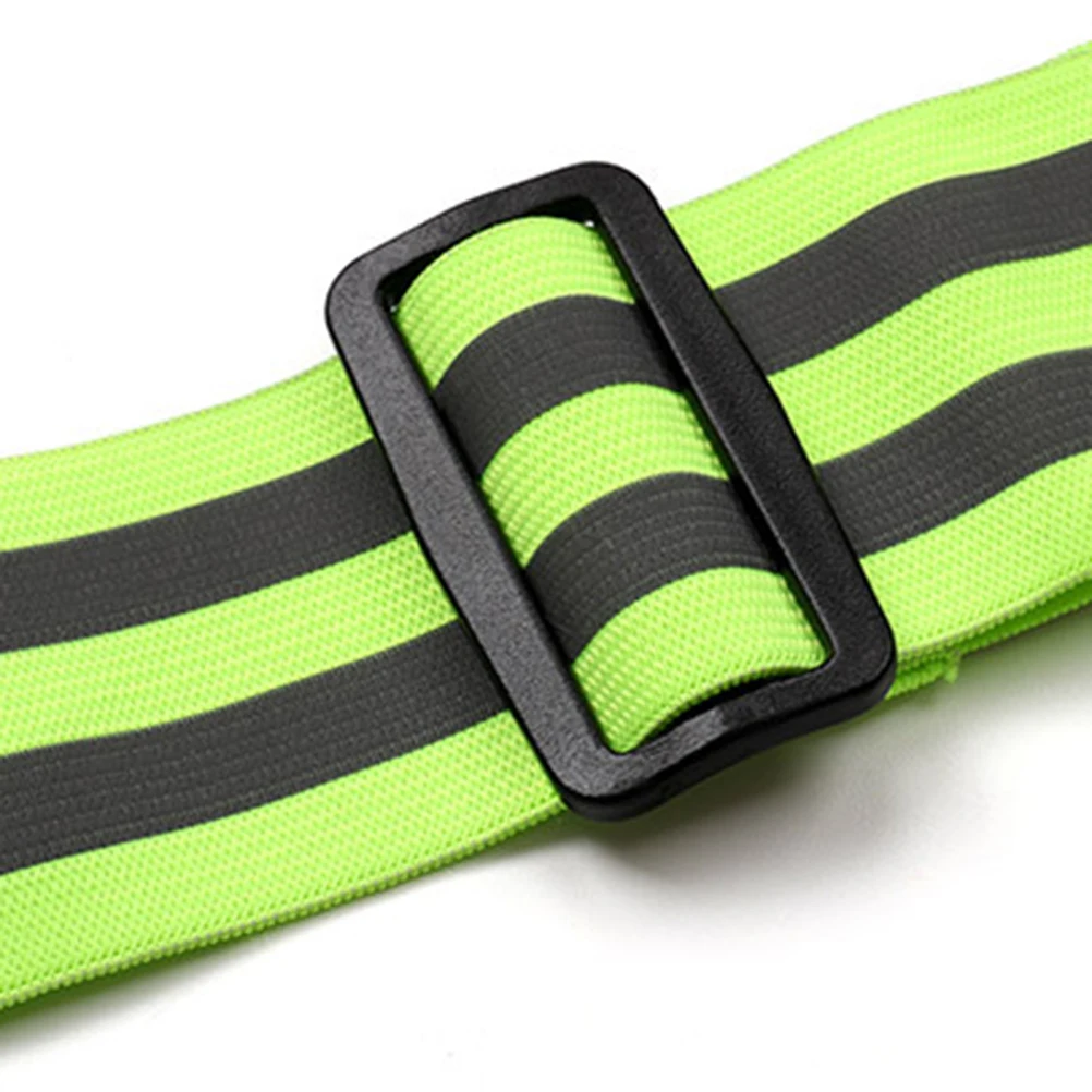 

Reflective Belt Stretch Knit Cloth Adjustable Visibility Safety for Hiking