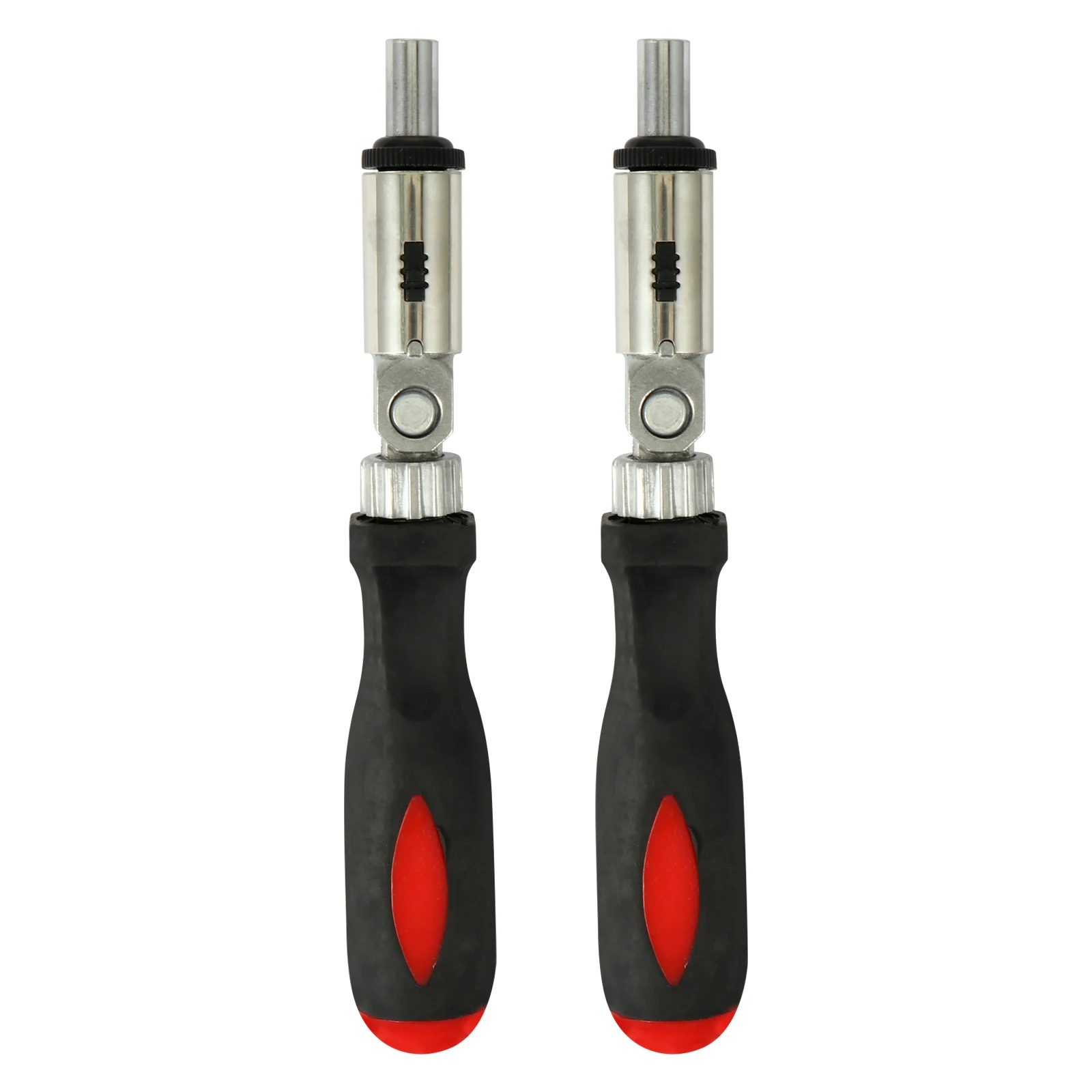 

2 pcs Multifunctional Ratchet Screwdriver Durable Adjustable Steel Rotator Set for Electric Appliances Air Conditioners TVs