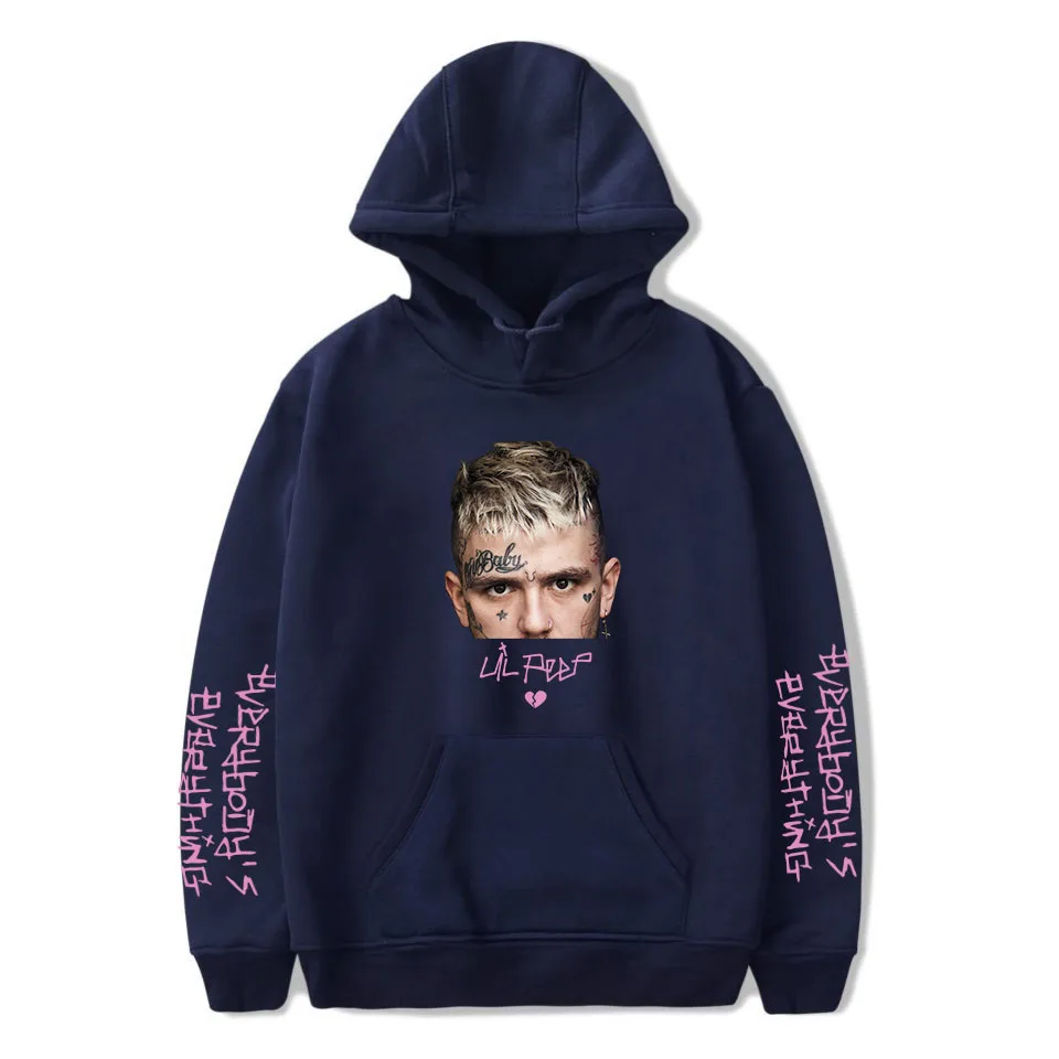 Lil Peep bluza z kapturem moda Hip Hop Vintage damska bluza z kapturem jesień Unisex ulica Harajuku moda męska bluza z kapturem