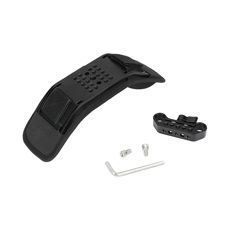 Плечевая Накладка для камеры CAMVATE с 15-миллиметровым зажимом, рельсовый блок для DSLR-камеры/видеокамеры, наплечное крепление