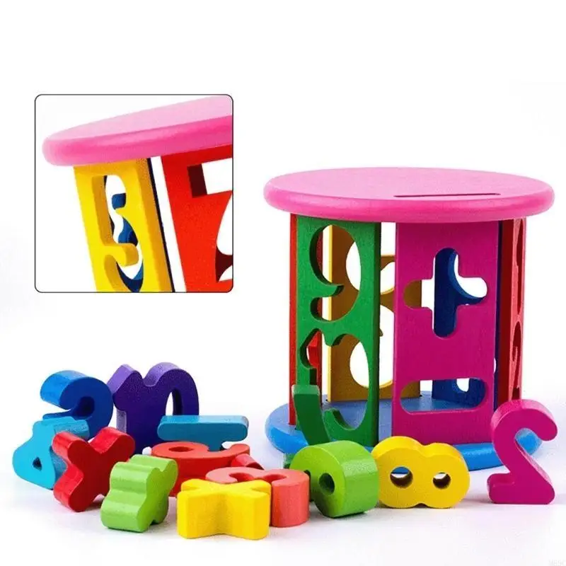 M89C الأطفال متعددة الأغراض لعبة الخشب القوية للفرز لعبة لتعزيز المهارات الحركية