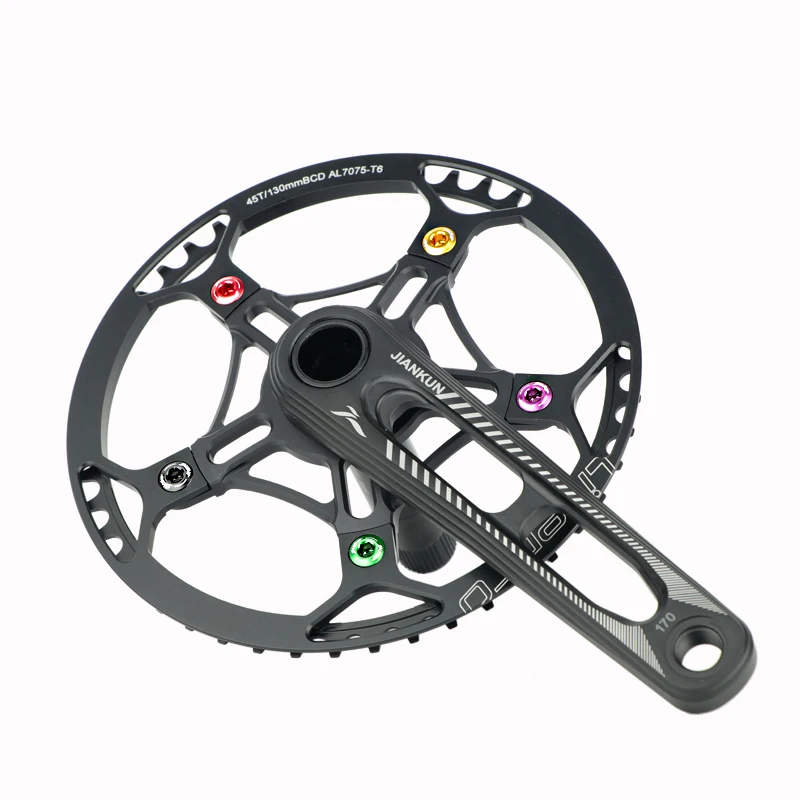 HASSNS Bike Screw-Bolt Colored Screws Chainring Bolts Crank Arms Mtb Tray Crown Bicycle Modification Part For Apartment Repair