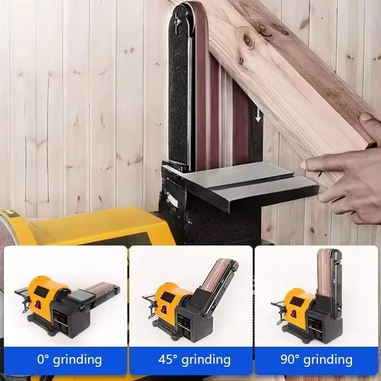 900 واط حزام تلميع المعادن القرص ساندر النجارة الجدول ساندر 220 فولت الصناعية المهنية قابل للتعديل سطح المكتب ساندر #6