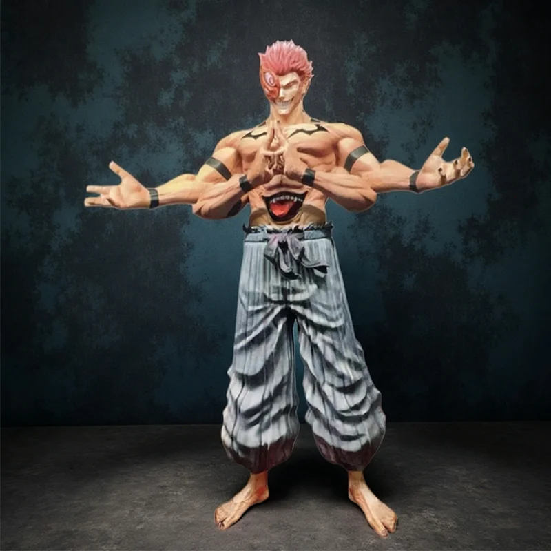 Ryomen Sukuna Figur Jujutsu Kaisen Figuren PVC Sammlerstück Statue Anime Modell Zimmerdekoration Puppen Kinderspielzeug Weihnachtsgeschenke