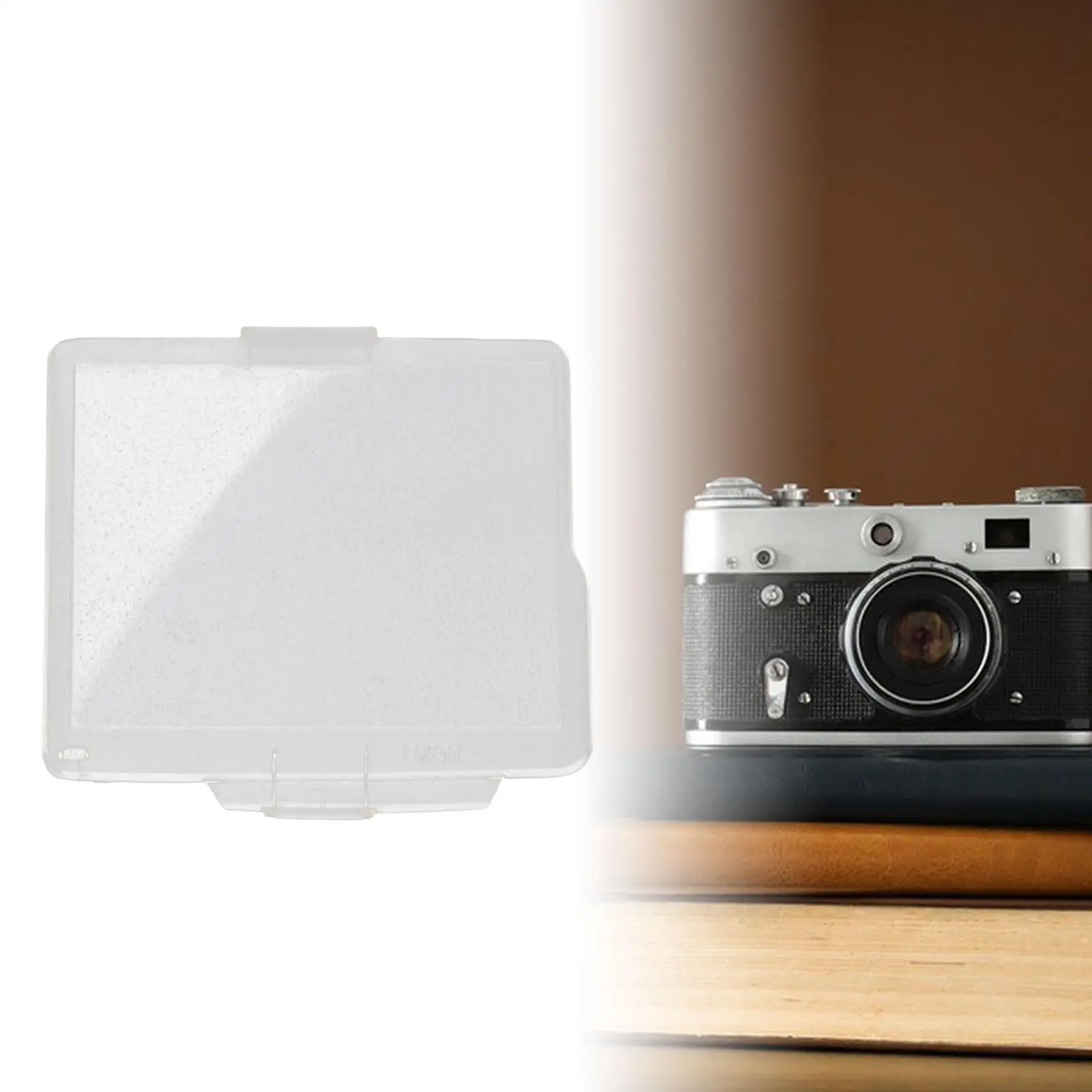ABS LCD Screen Protector Dustproof Cover Lightweight Camera Guard for D7000 BM-11 Easy Fit
