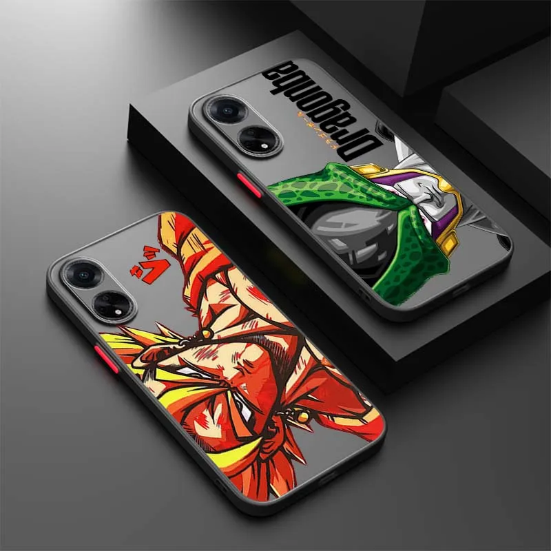

Comics D-Dragones Cool B-Balls For OPPO Find X3 X5 Lite Pro A98 A94 A93 A78 A79 A76 A58 A57 5G Frosted Translucent Phone Case