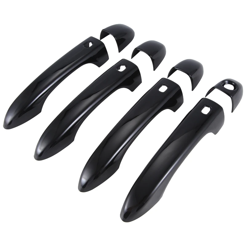 

Glossy Pure Black Door Handle Cover Trim For Maserati Levante SUV Trofeo 4 Smart Door Handle