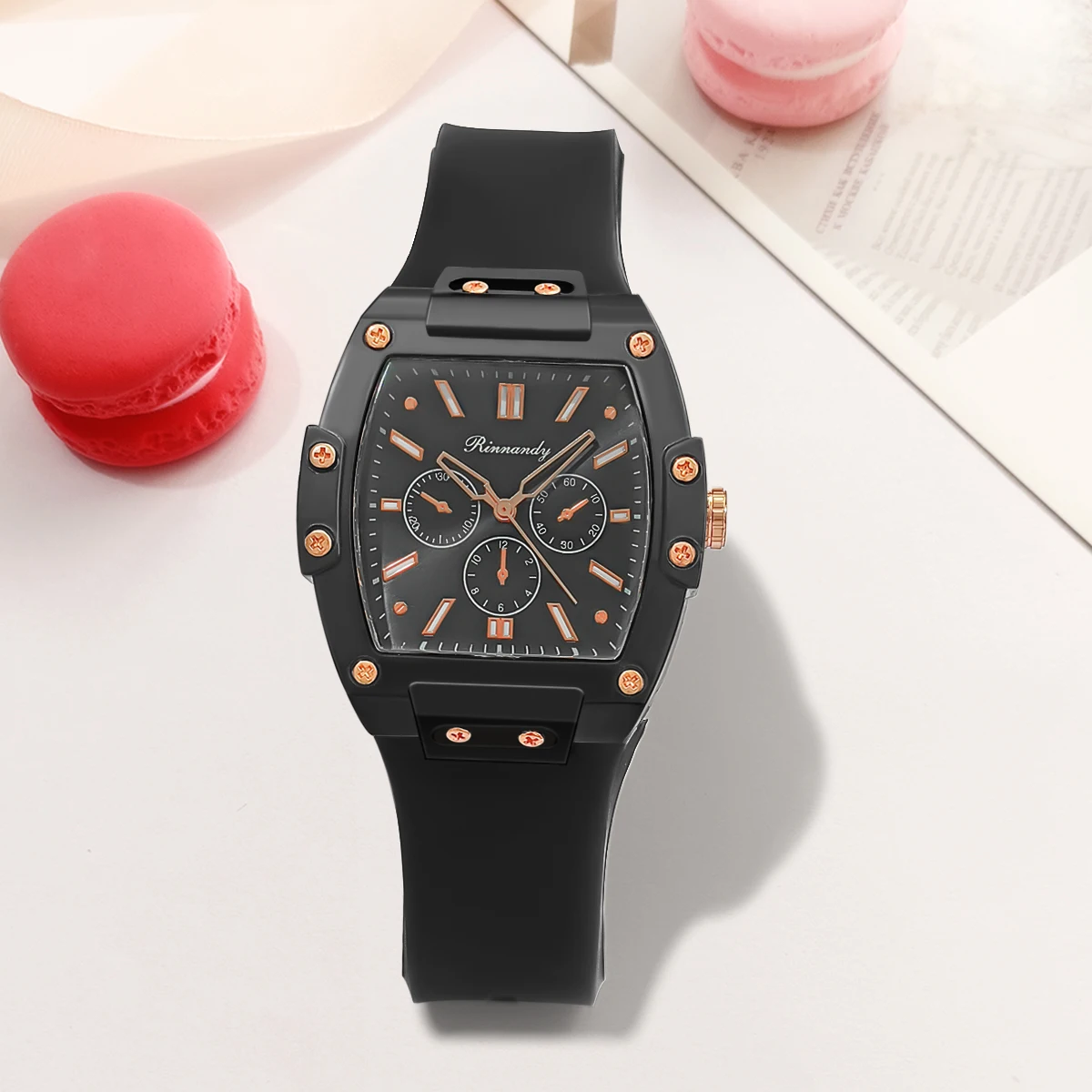 Women Watches Fashion Luxury Brand Women\'s Watch Silicone Strap Quartz Wristwatch Ladies Clock Gift Relogio Feminino