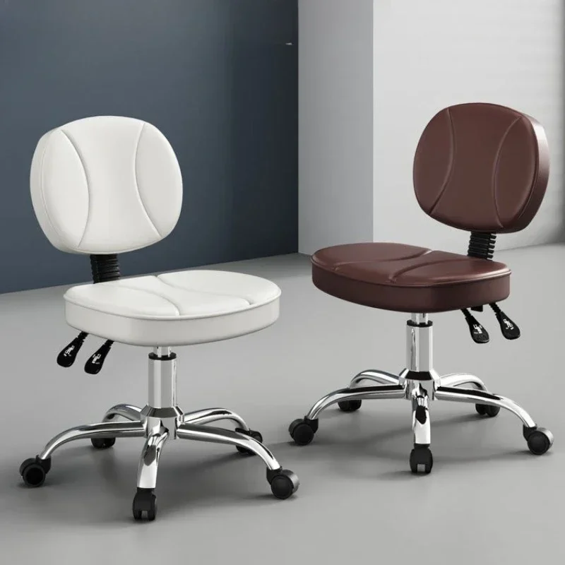 Rotatable Dental Stools Adjustable Beauty Salon Nail Chair Home Rolling Saddle Style Computer Chair Professional Ergonomic Seat