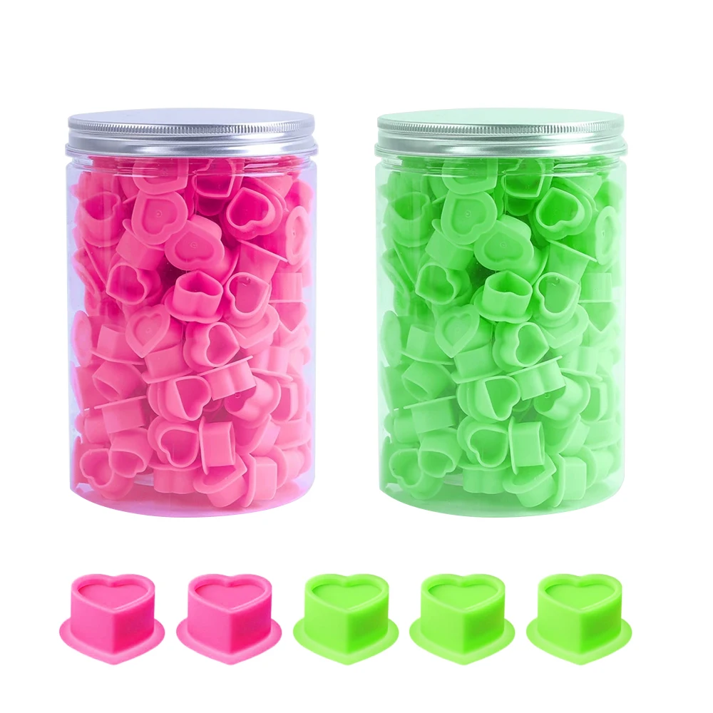 

200 шт. мягкие одноразовые силиконовые чашки с чернилами для татуировки для бровей, подводка для глаз, цвет губ, держатели пигментов, принадлежности для татуировщиков