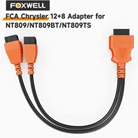 FOXWELL OBD2 to 12+8 Cable Adapter Compatible with FCA Autoauth Cable Connector fit for Chrysler work with NT809TS/NT809/NT809BT