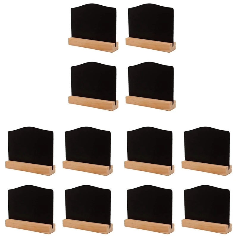 12 PCS Mini Chalkboard Signs For Chalk Sign,Food Labels Message Board Signs For Party Restaurant Wedding
