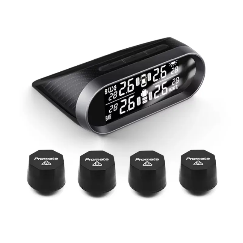 8 bar TPMS air pressure monitoring system with automotive external sensors