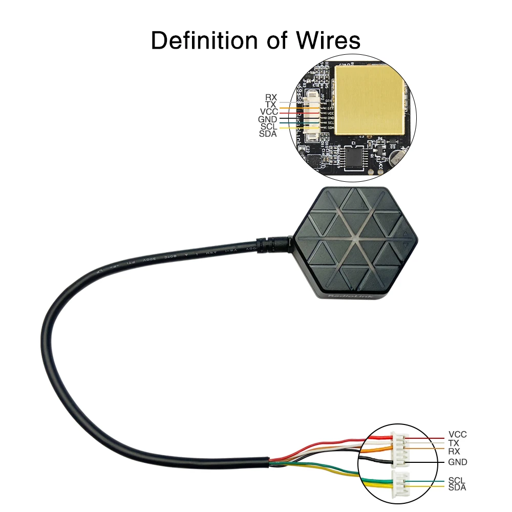 Radiolink M8N GPS SE100 10050 High Positional Accuracy Work with GLONASS/BeiDou for APM PX4 Pixhawk 2.4.8 Flight Controller