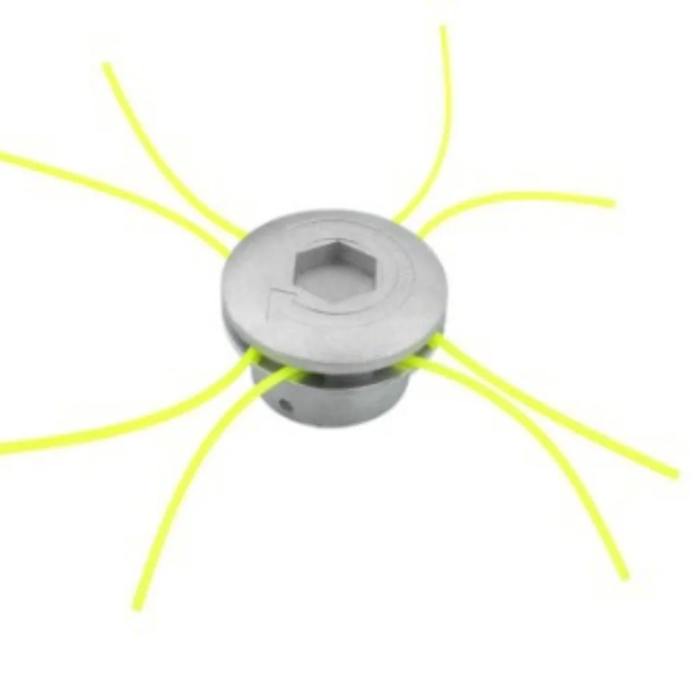 Aluminum Grass Trimmer Head  For Brush Cutter Low Vibration Complete Kit With Lines Washer  Lawn Mower Grass Cutting Head Garden