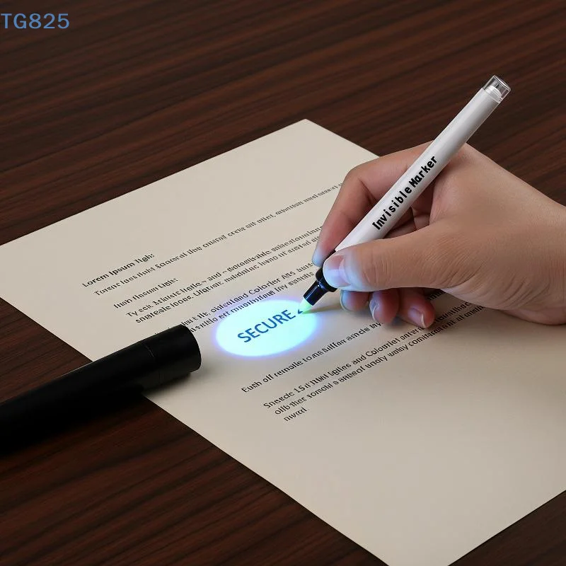 【AN】【SA】UV Invisible Ink Marker Pen Waterproof Permanent Anti-tamper Security Marker Secret Code Pen Ultraviolet Fluorescent Pen