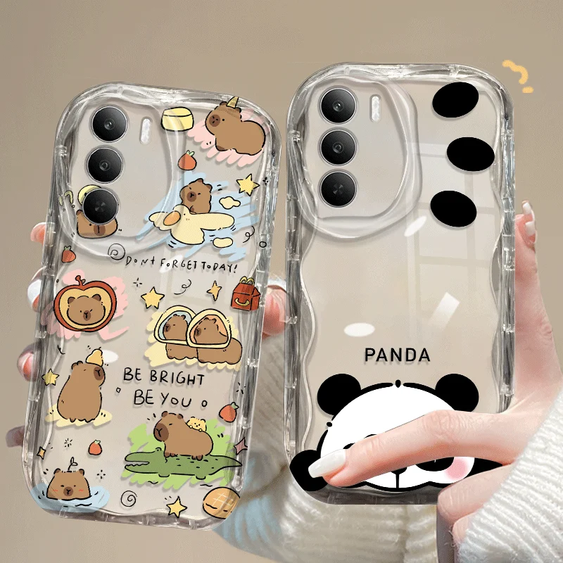 Flexible TPU Case For Realme P3 Lite Shockproof Animal Cat Pattern Protective Back Cover Fundas