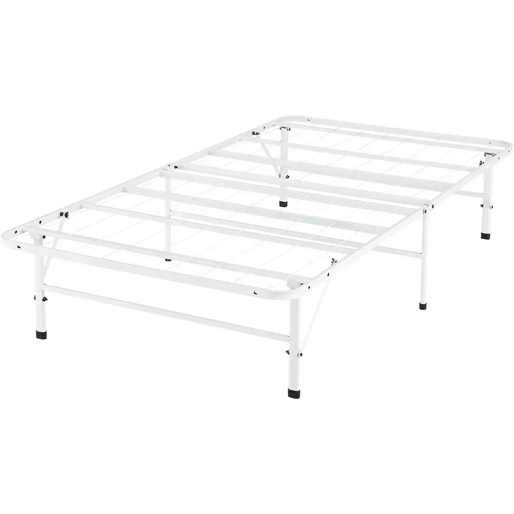 14 inch folding bed, with steel metal Flat noodles mattress, basic box, spring replacement, 600 lb capacity