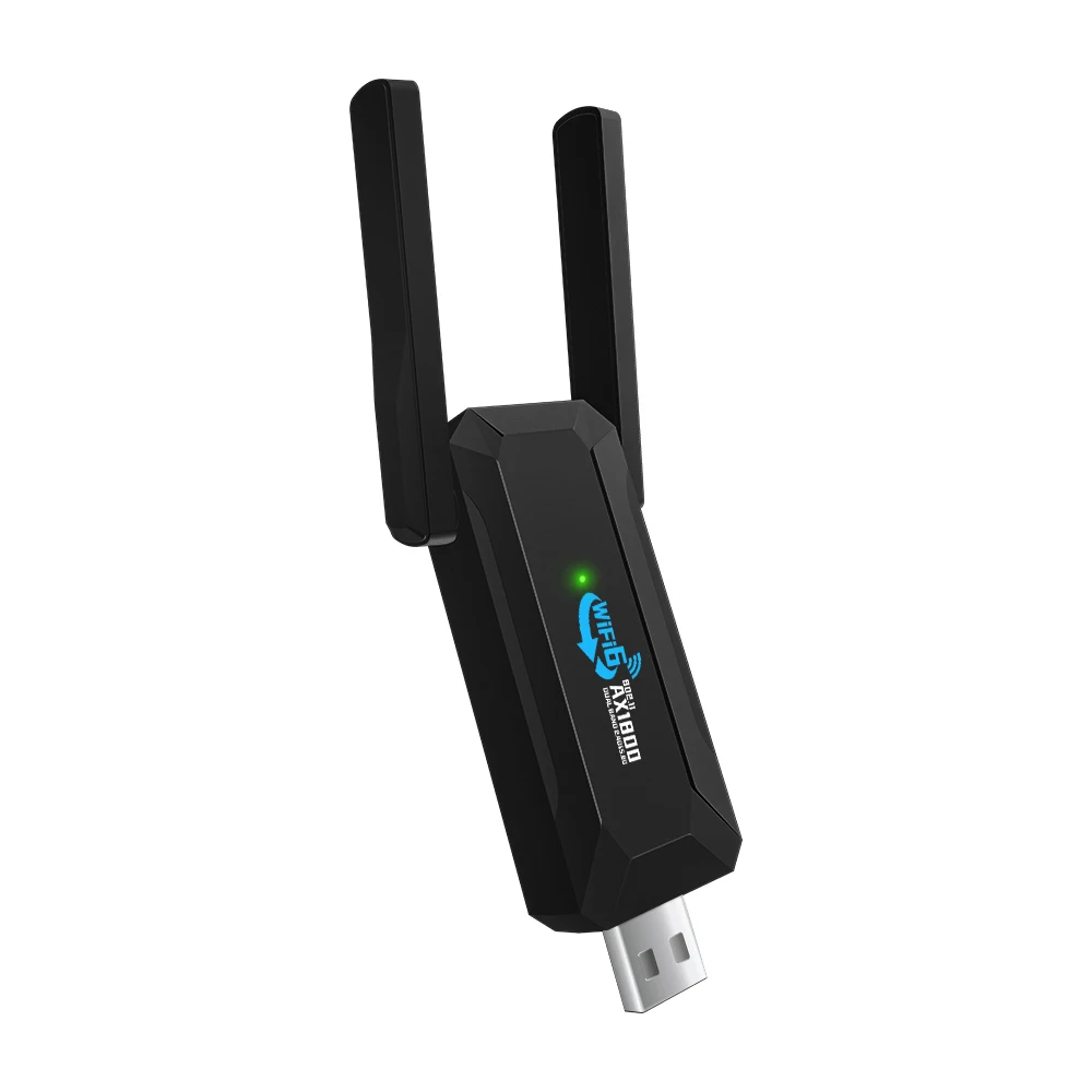 AX1800 Wireless Network Adapter 2.4GHz 5GHz High Gain Dual Band WiFi 6 Adapter