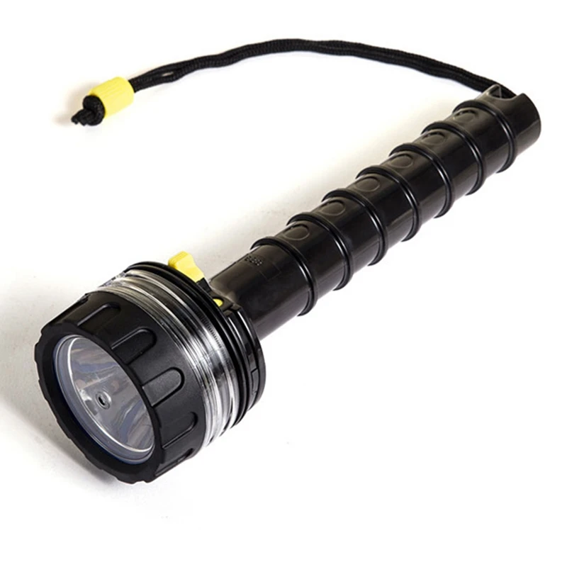 Scuba Deep Diving Light Professional Powerful Flashlight Underwater Waterproof LED Diver Light