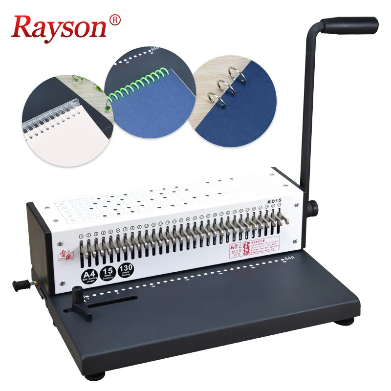 Rayson Factory KD15 30구멍 리필형 구멍 뚫기 기계로 학교·사무실에서 효율성 극대화하기
