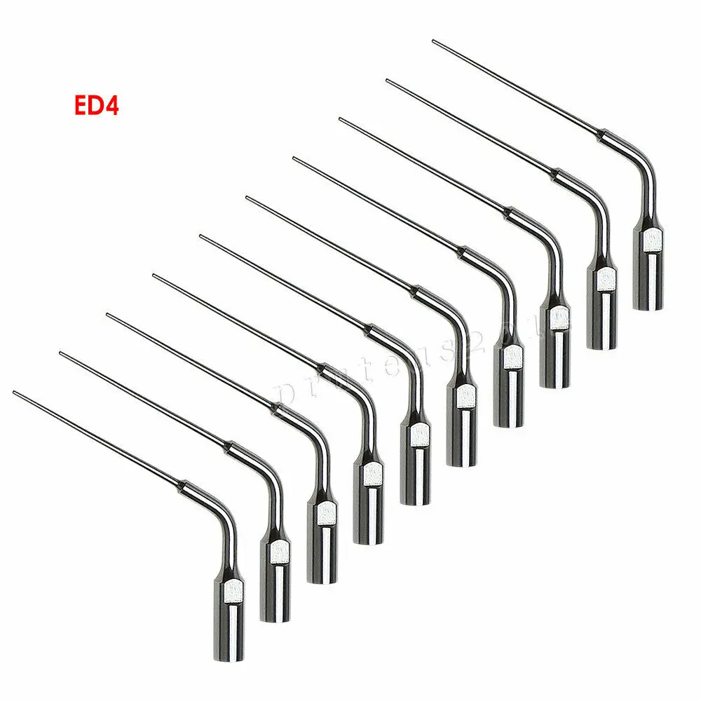 10PCS Dental Endodontics Endo Tip ED4 Fit DTE Satelec Ultrasonic Scaler Scaling