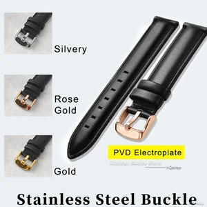 Kadınlar için hakiki deriden yapılmış bilezik, erkekler için, bilek kayışı, su geçirmez, kemer tokası gülü, DW, Daniel Wellington, bilezik, 14mm, 17mm, 18mm, 20mm, 22mm 8 en çok satan, film izle-no. 6