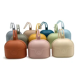 Newborn baby pacifier storage bag Portable dustproof pacifier storage box pacifier silicone storage bag