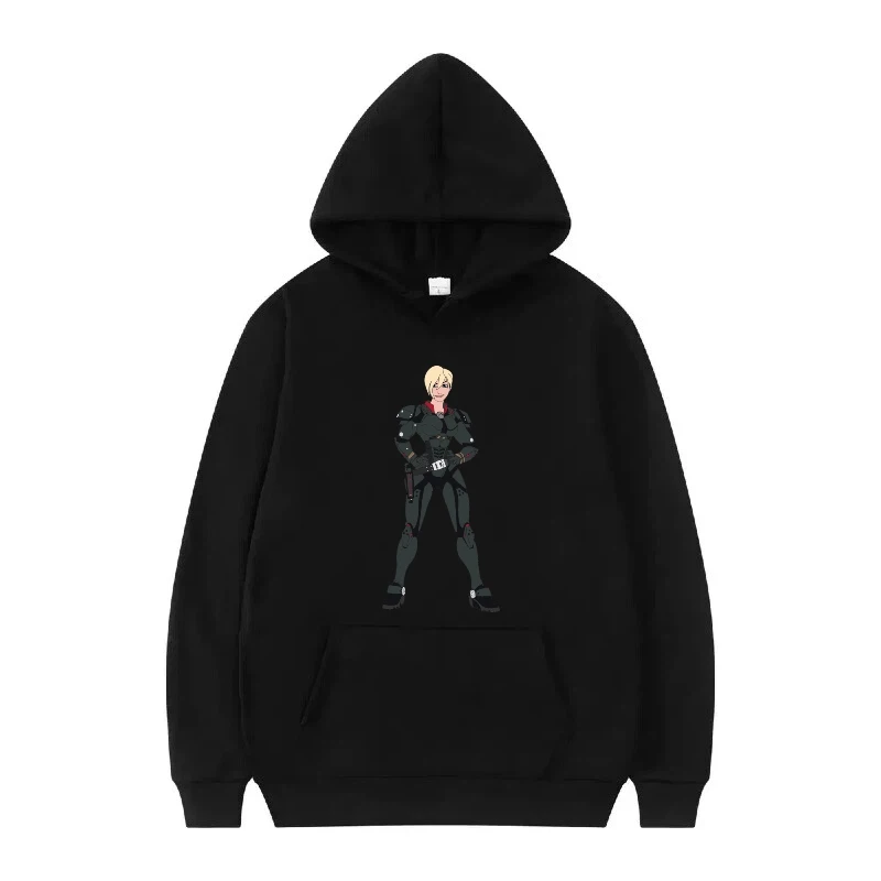 ディズニー Wreck-It ラルフ柄女性ファッション白春漫画トップ服プルオーバーレディース安い Y2k パーカー男性スウェットシャツ