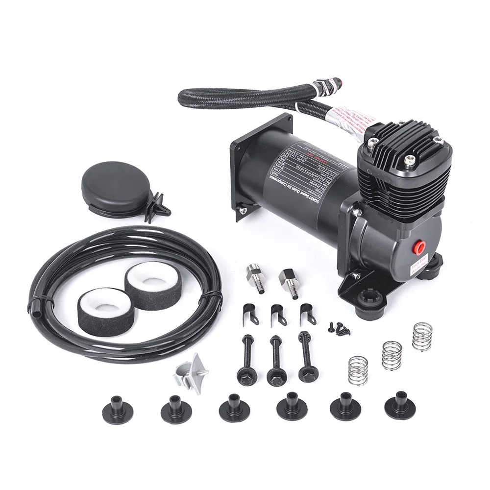 

Super Quiet 70DB SQ420 DC 12V 200PSI Car Air Suspension Motorcycle Compressor Industry Equipment Pump