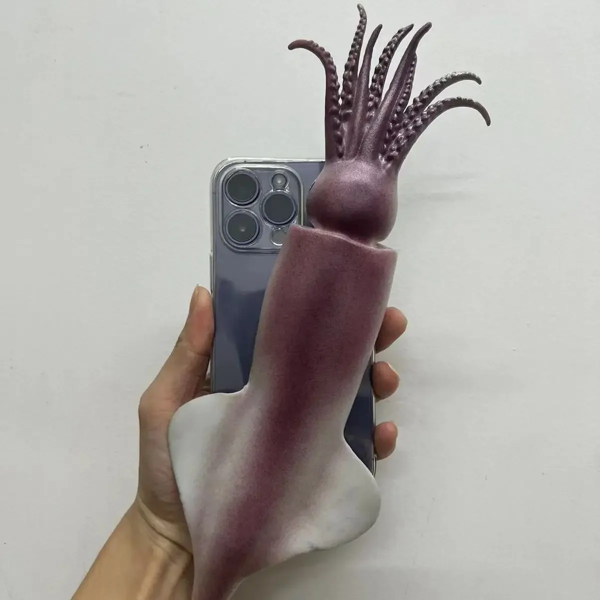 

2023 Simulated Decompression Soft Squid Squid Red Rice K50/k40 Phone Case Note11/10 Xiaomi 12/11/Apple 14pro Iphone Case