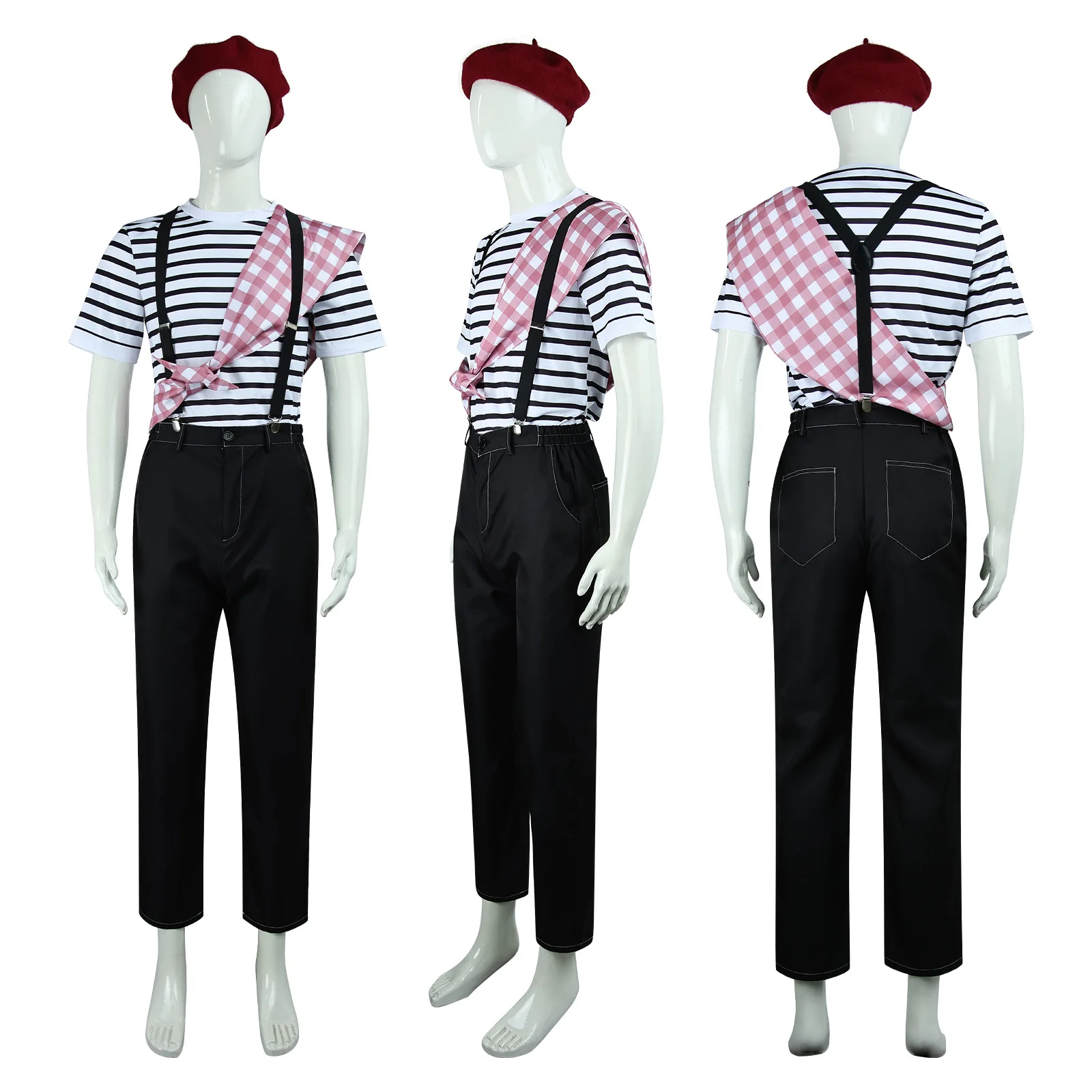 

Clair Obscur Expedition Cosplay Costumes Gustave Top and Pants Set Game Character Halloween Party Costume for Adult Men