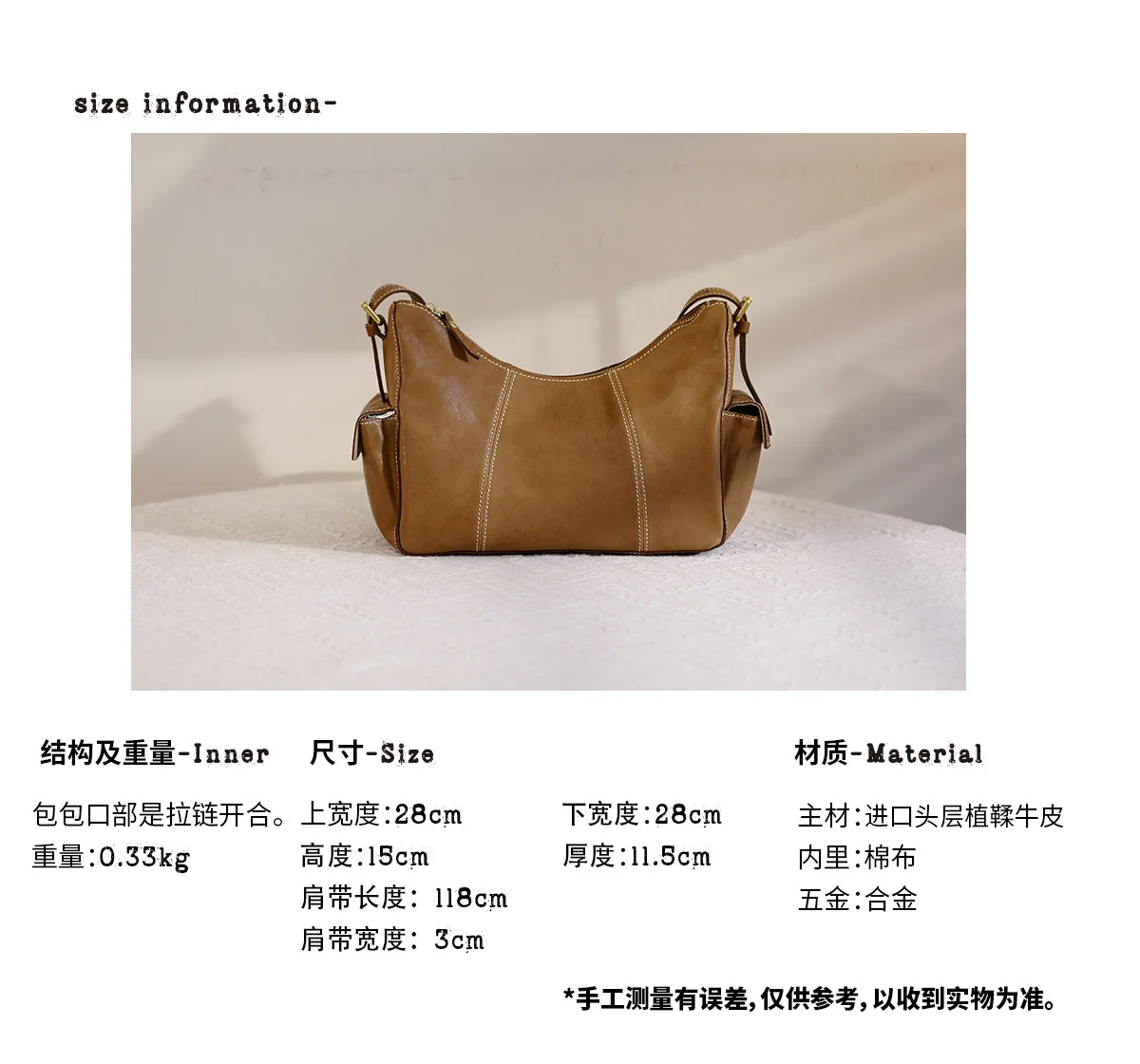 PNDME Wochenend-Shopping Luxus Handgefertigte Damen-Schultertasche aus Rindsleder, modische Designer-Unterarmtasche aus echtem Leder – Detail 2