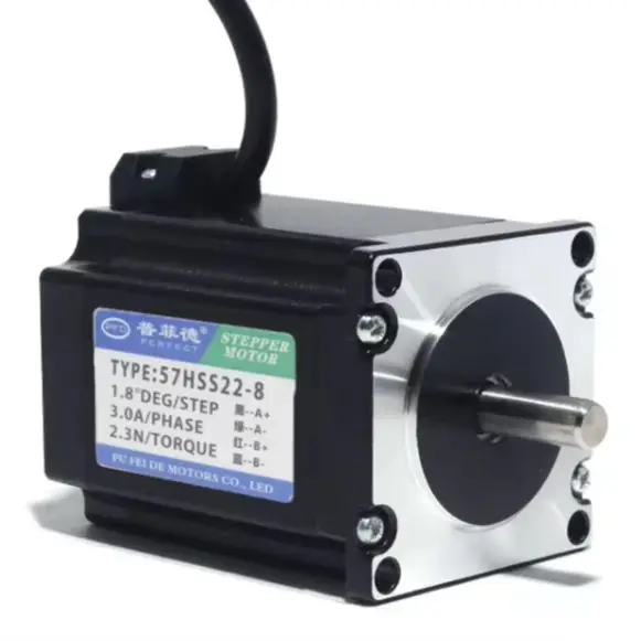 2.3N.m 57HSS22-8  stepper motor 82mm 2 phase 1.8 degree 3.1Ahybrid driver motor Nema 23 Step Motor single output 8mm 6.35mm