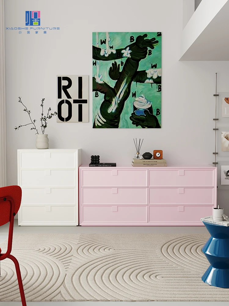 

Dopamine 5689 chest cabinet living room bedroom locker drawer type multi-layer solid wood simple bedside storage cabinet