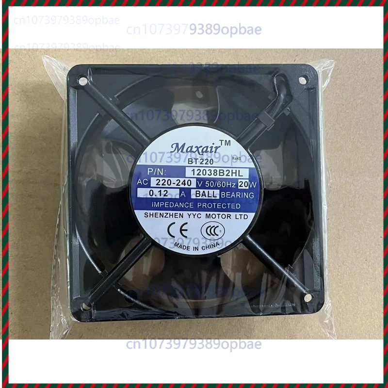 

for Maxair BT220 12038B2HL AC 220V Axial flow fan AC Cooling Fan f8