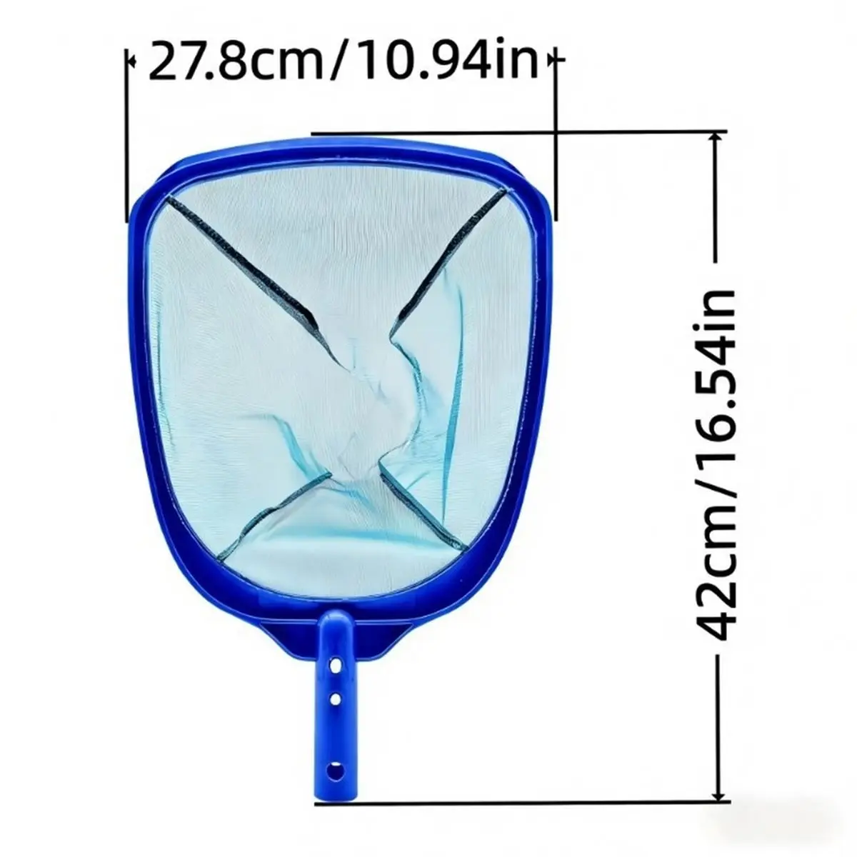 

Pool Cleaning Skimmer Net Stainless Steel Deep Cleaning Net Pool and Fish Pond Deep-Water Leaf Skimmer Net