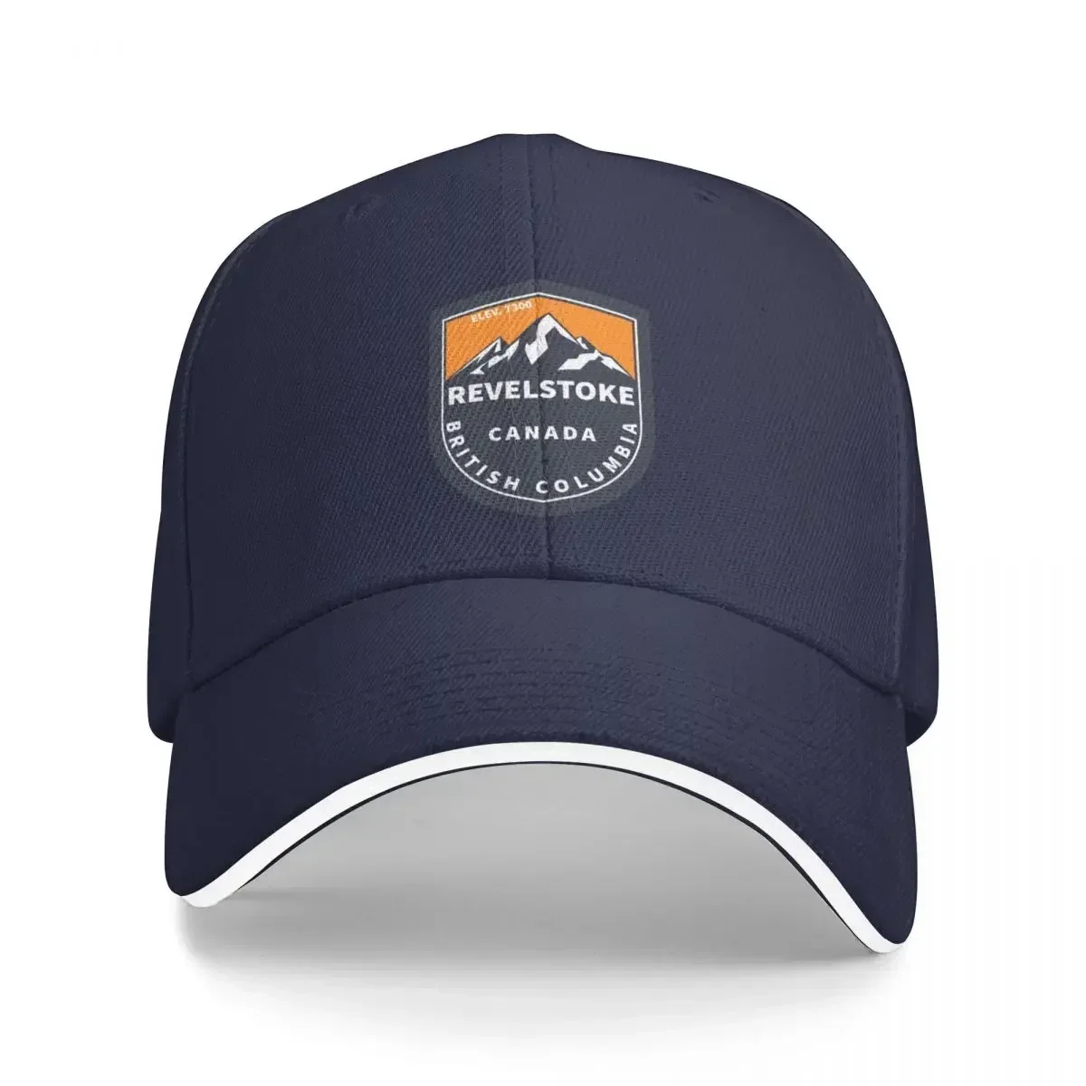 2023 New Revelstoke British Columbia Canada Vintage Retro Travel Holiday Adventure Skiing Mountain Baseball Cap Wild Ball Hat