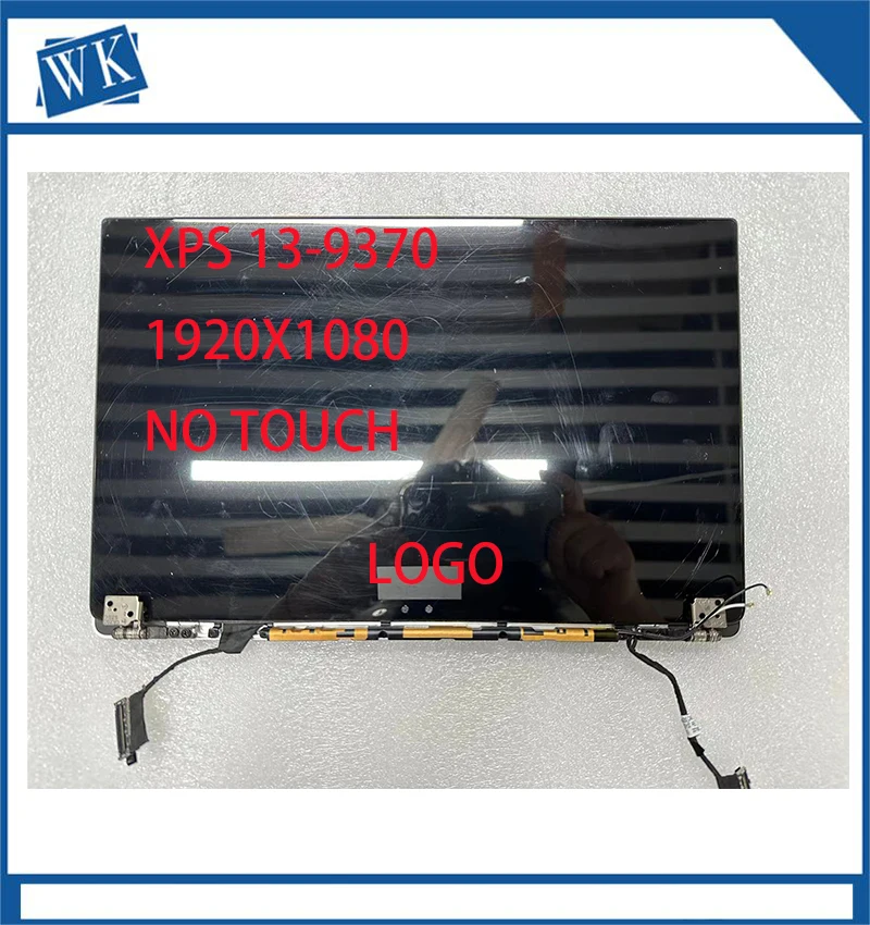 

Pantalla digitalizadora táctil para for DELL XPS 13, 9370, 13,3 ", montaje completo, Panel de pantalla LCD superior completo