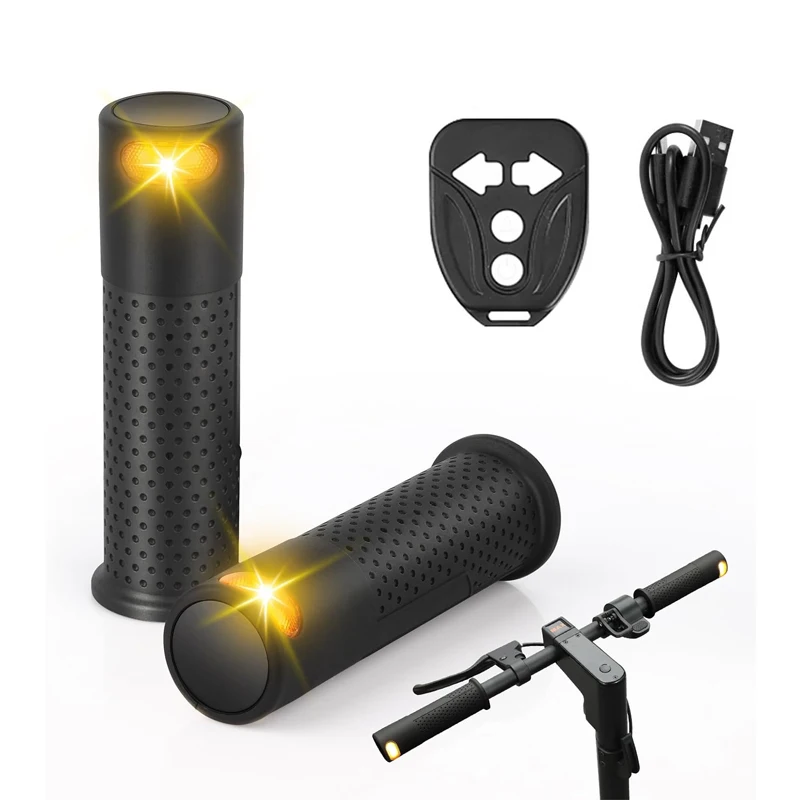 For Ninebot Max G30 ES series for Xiaomi M365/Pro MI5 Electric Scooter Handle Grips Turn Signal Light LED Lamp Handlebar Grip