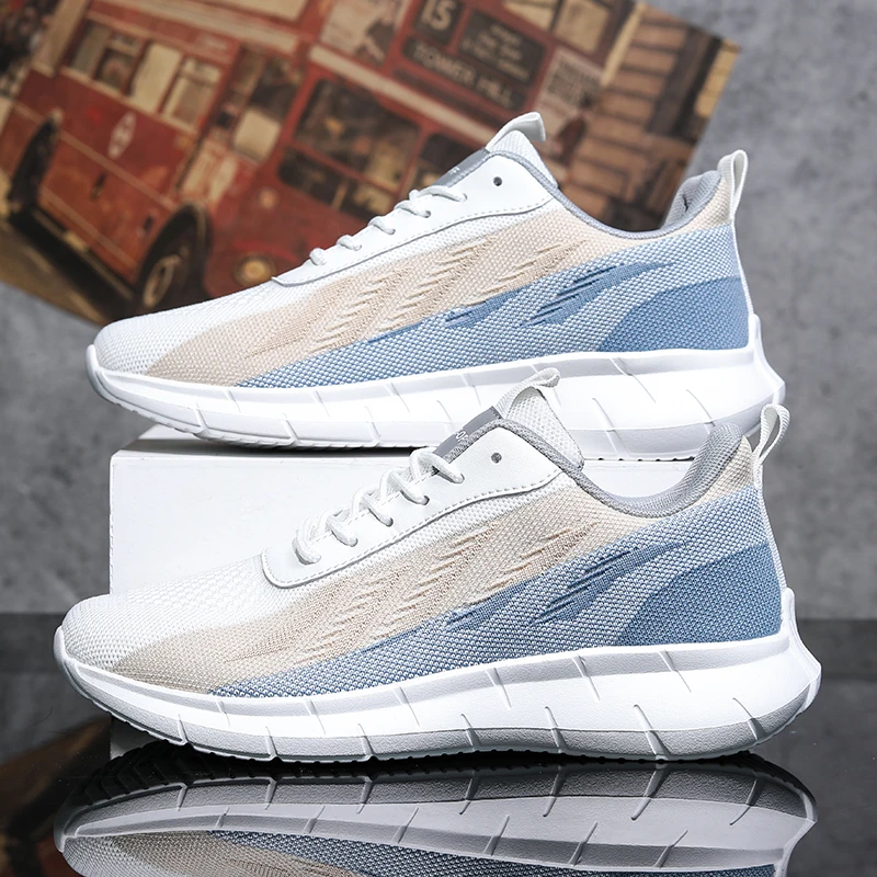 

Дизайнерские мужские повседневные легкие нескользящие кроссовки, дышащие уличные подростковые прогулочные кроссовки для бега, тенниса, Zapatillas Hombre