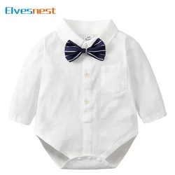 Preppy Style Baby Girl Bodysuit Long Sleeves Cotton Newborn Clothes Boys Bodysuits Spring Autumn Baby Clothing 3-24 Months