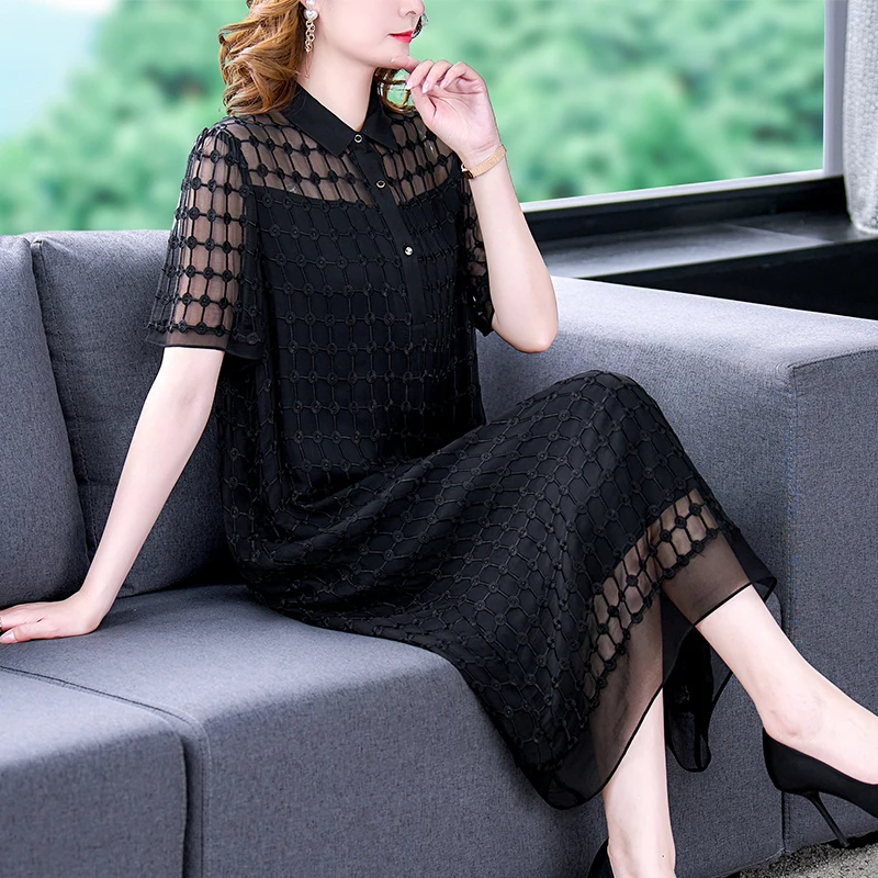 

Spring Summer Black Korean Vintage Hepburn Evening Dress Women Elegant Luxury Party Dress 2023 Fashion Loose Waist Prom Dresses